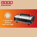 Usha 2000 Watt Heat Convector Room Heater | Over Heat Protection | Cool Touch Handle | 1 Year Warranty | ISI Approved - Image 3