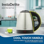 Crompton Insta Delite 1.5L SS Electric Kettle with 1500W power | Stainless steel body | Soft grip handle | LED indicator | 360-degree swivel base | Auto shut-off | Dry Boil Protection - Image 3