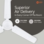 Orient 2Year warranty Silent Operation 1200mm 48"Ceiling Fan (WHITE) - Image 5