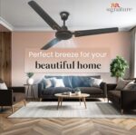 RR Signature 1200 MM Ceiling Fan For Home | High Speed & High Air Flow | High Energy Efficient | 2 Year Warranty [Velvet Brown] - Image 5