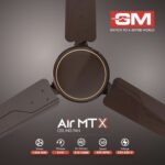 GM 1200mm High Speed Ceiling Fan for Home | BEE Star Rated Energy Effiecient Fan Engineered for Summer Comfort | 390 RPM High Air Delivery | 2 Years Warranty (BROWN) - Image 3