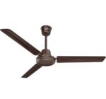 GM 1200mm High Speed Ceiling Fan for Home | BEE Star Rated Energy Effiecient Fan Engineered for Summer Comfort | 390 RPM High Air Delivery | 2 Years Warranty (BROWN)