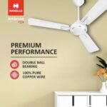 Havells 1200MM Ceiling Fan | Premium Matt Finish, Decorative Fan, Elegant Looks, High Air Delivery, Energy Saving, 100% Pure Copper Motor| 2 Year Warranty|(Chrome) - Image 3
