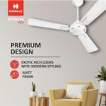 Havells 1200MM Ceiling Fan | Premium Matt Finish, Decorative Fan, Elegant Looks, High Air Delivery, Energy Saving, 100% Pure Copper Motor| 2 Year Warranty|(Chrome) - Image 4