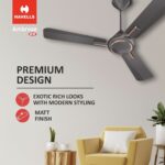Havells 1200MM Ceiling Fan | Premium Matt Finish, Decorative Fan, Elegant Looks, High Air Delivery, Energy Saving, 100% Pure Copper Motor| 2 Year Warranty|(COPPER) - Image 3