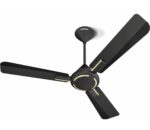 Havells 1200MM Ceiling Fan | Premium Matt Finish, Decorative Fan, Elegant Looks, High Air Delivery, Energy Saving, 100% Pure Copper Motor| 2 Year Warranty|(MIDNIGHT)
