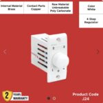 Non Modular 4 Step Regulator White Color