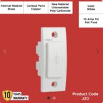 Non Modular 10 Amp Kit Kat Fuse White Color