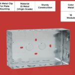 16 Module GI Conceal Metal Box With Metal Clip