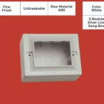 Futura Chrome 3 Modular Surface Gang Box