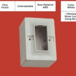 Futura Chrome 1 Modular Surface Gang Box