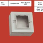 Futura Chrome 2 Modular Surface Gang Box