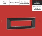 Epoque Chrome Matte Black 8 Mod. Cover & Base Plates