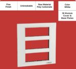 Epoque Curve 18 Mod. White Cover & Black Base Plates