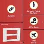 Epoque Curve 18 Mod. White Cover & Black Base Plates - Image 2