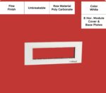 Epoque Curve 8 Mod. White Cover & Black Base Plates