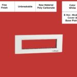 Epoque Curve 8 Mod. White Cover & Black Base Plates