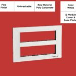 Epoque Curve 12 Mod. White Cover & Black Base Plates