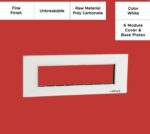 Epoque Curve 6 Mod. White Cover & Black Base Plates