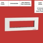 Epoque Curve 6 Mod. White Cover & Black Base Plates