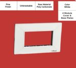 Epoque Curve 4 Mod. White Cover & Black Base Plates