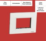 Epoque Curve 3 Mod. White Cover & Black Base Plates