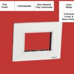 Epoque Curve 3 Mod. White Cover & Black Base Plates