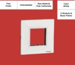 Epoque Curve 2 Mod. White Cover & Black Base Plates