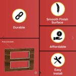 Epoque Chrome Special Teak 3 Mod. Cover & Base Plates - Image 2