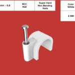 4 mm Cable Clip With RCC Nail