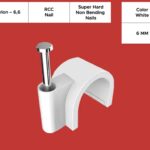 6 mm Cable Clip With RCC Nail