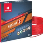 Havells LifeLine+ S3 | 6.0 sq.mm Copper Wire (90m)| Class 2 Conductor (100% Copper), Heat Resistant & Flame Retardant - Ideal for Domestic & Industrial Use (WHFFDNRA11X0)