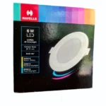 Havells Luna LED 3 in 1 JB Downlight 6W Downlight Energy Efficient Long Life of 25000 Burning Hours Perfectly FITS in Junction Boxes Powder Coated Polycarbonate HOUSING,80 Lumen Per Watt 4000K