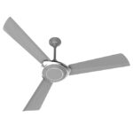 Polycab Superb Neo Star Rated, 1200mm Ceiling Fan For Home | High Speed & Air Delivery | Saves Up To 33% Electricity, 100% Copper, Rust-Proof Blades, 52 Watt, 2 years warranty【Cool Grey Silver】