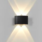 Led Wall Light for Home Decoration – Up Down 2-Way LED Wall Lamp | Outdoor Fancy Wall Lights for Balcony,Gate,Elevation,Garden,Patio | Decorative Wall Mount Light -Pack of 1