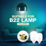 Havells 30W high wattage Bulb | High CRI & High Efficiency | Energy Efficient | Mercury-Free | 4KV Surge Protection | 100 Lumens Per Watt |Cool Day Light (6500K) - Image 4