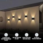 Led Wall Light for Home Decoration – Up Down 2-Way LED Wall Lamp | Outdoor Fancy Wall Lights for Balcony,Gate,Elevation,Garden,Patio | Decorative Wall Mount Light -Pack of 1 - Image 4