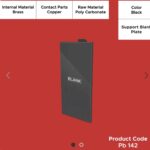 Support Modules Blank Plate Black Color