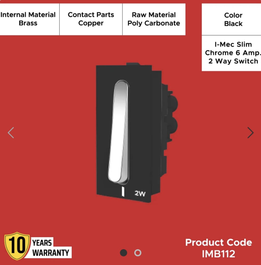 WhatsApp Image 2026-01-02 at 5.12.26 PM I-mec Slim Chrome 6 Amp 2 Way Switch Black Color - Image 1