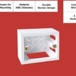 3 Modular Surface Box White Color