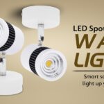 White spot Lights 6 watt Aluminium Focus Light, Adjustable Head Focus Light for Wall | spot Lights for Home Ceiling | spot Light (Warm White)