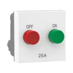 Legrand 25A-Motor Starter-2 Module-White