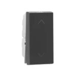 Legrand 16A Switch-SP-2 Way-2 Module-Matt Black